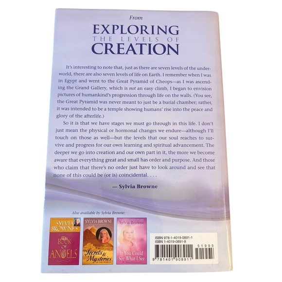 Sylvia Browne Exploring The Levels of Creation Hardcover Book Psychic Mediumship - Picture 3 of 3